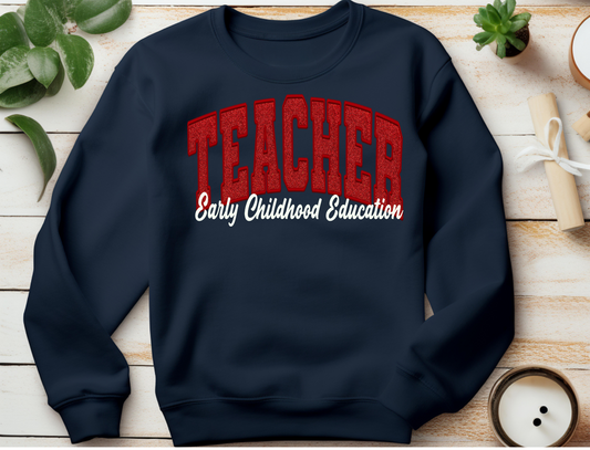 Teacher Crewneck Sweatshirt