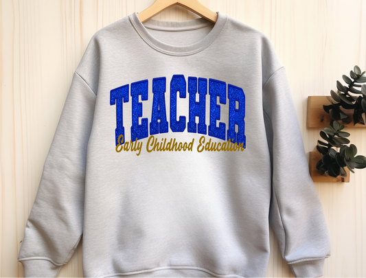 Teacher Crewneck Sweatshirt